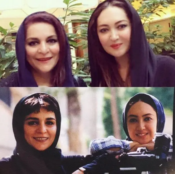 نیکی کریمی و تهمینه میلانی 20 سال پیش +تصویر