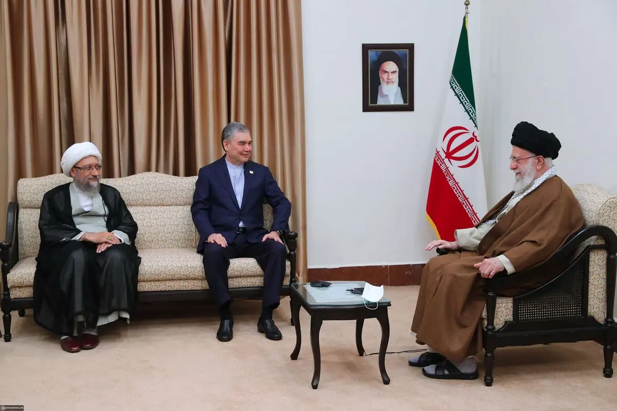 دیدار رئیس شورای مصلحت خلق ترکمنستان با رهبر انقلاب اسلامی