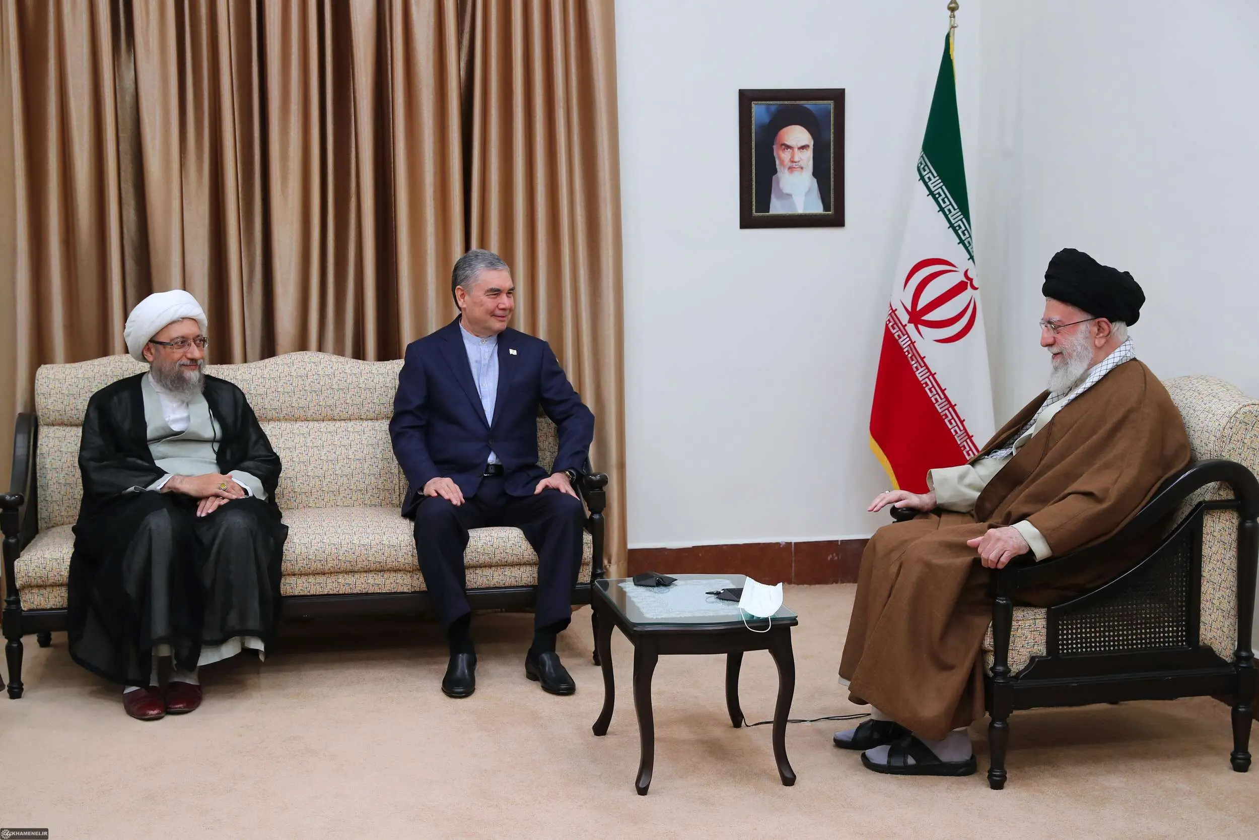 دیدار رئیس شورای مصلحت خلق ترکمنستان با رهبر انقلاب اسلامی