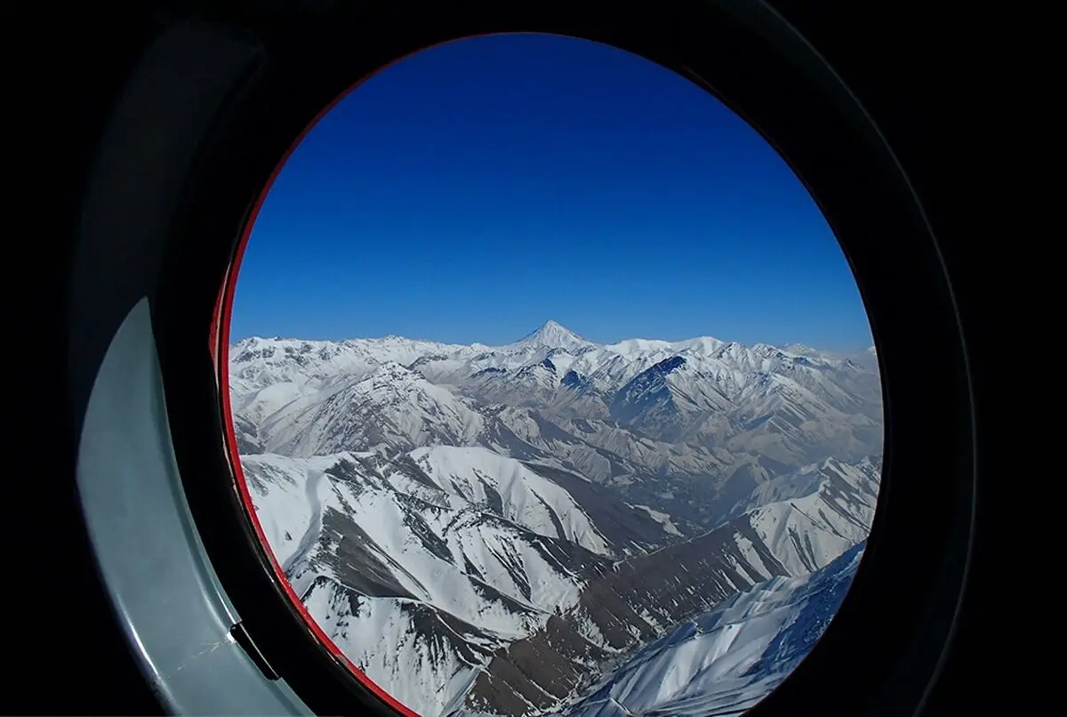 دماوند از زاویه ای منحصر به فرد +تصویر