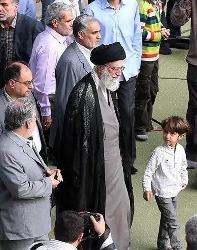 مقامات عالی‌رتبه کشور در کنار نوه‌هایشان +تصاویر