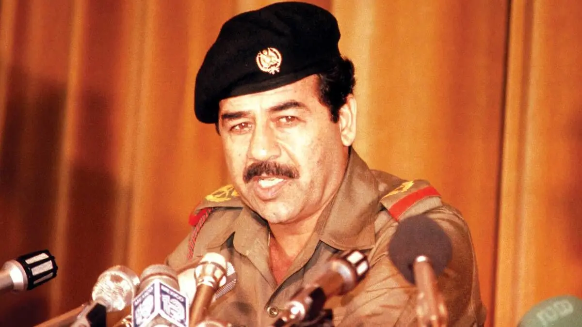 تشکر صدام از مسعود رجوی خائن بعد از ترور فرمانده بلندپایه ارتش ایران