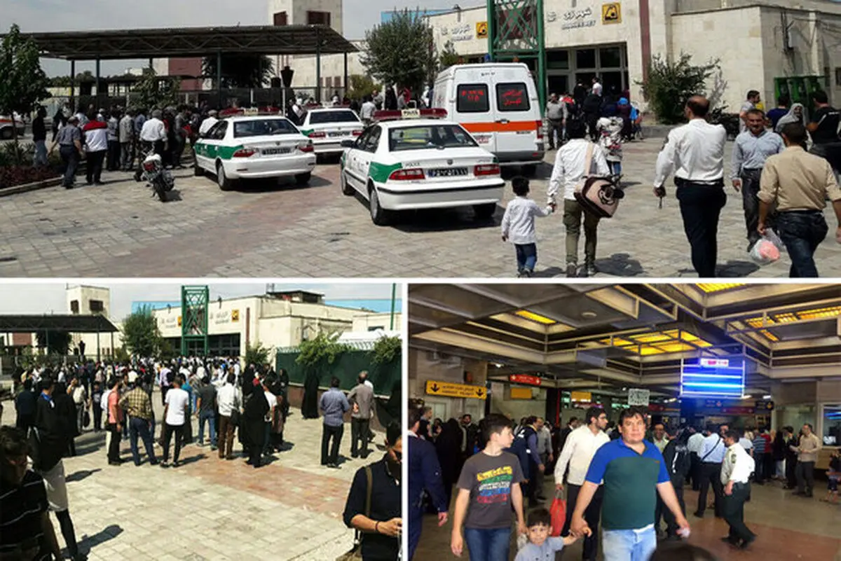 جزییات تیراندازی در مترو شهرری به دلیل نزاع +تصاویر و فیلم