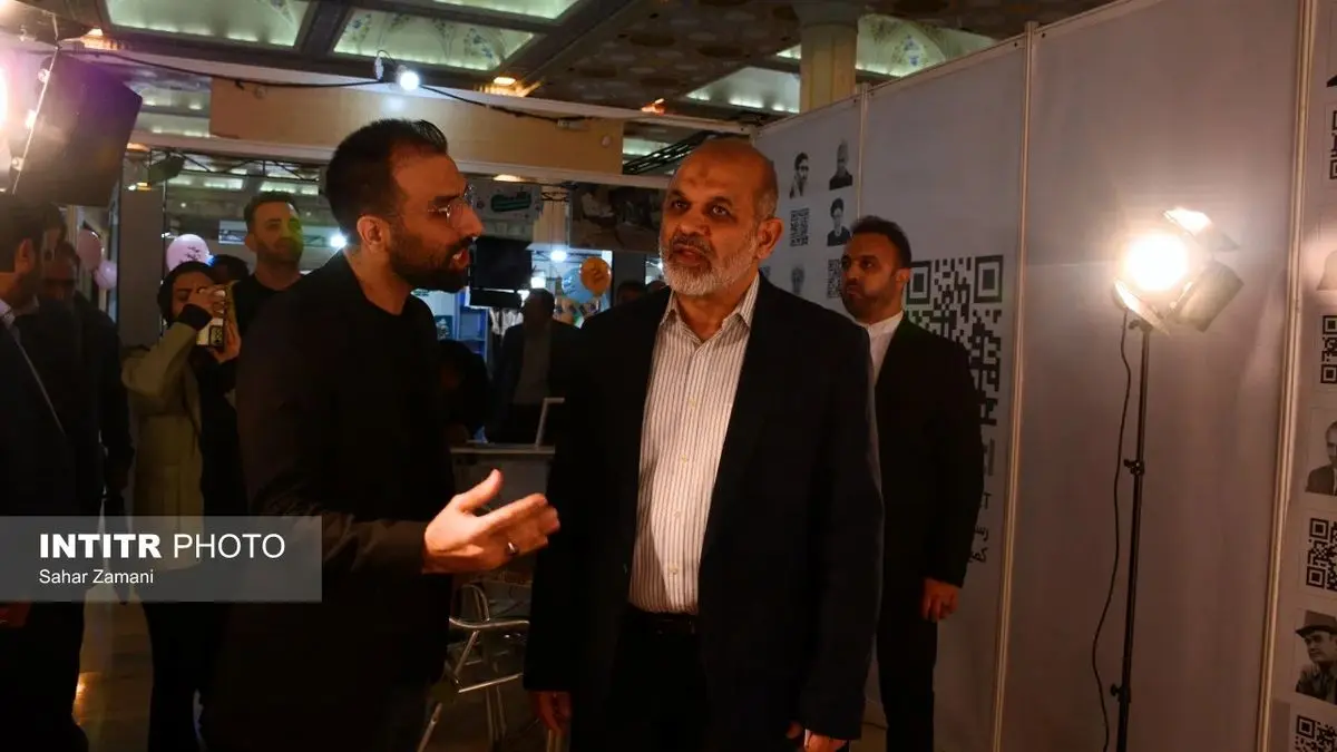 وزیر کشور مهمان غرفه اینتیتر در آخرین روز نمایشگاه رسانه های ایران