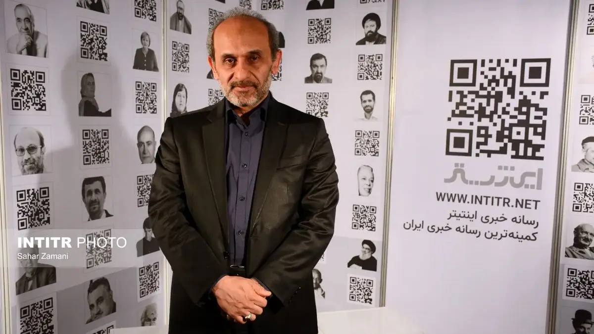 پیمان جبلی مهمان غرفه اینتیتر در آخرین روز نمایشگاه رسانه های ایران