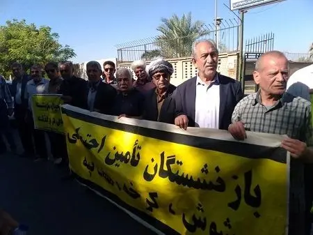 تجمع بازنشستگان تامین اجتماعی در استان‌های مختلف؛ مطالبات چیست!؟ + عکس