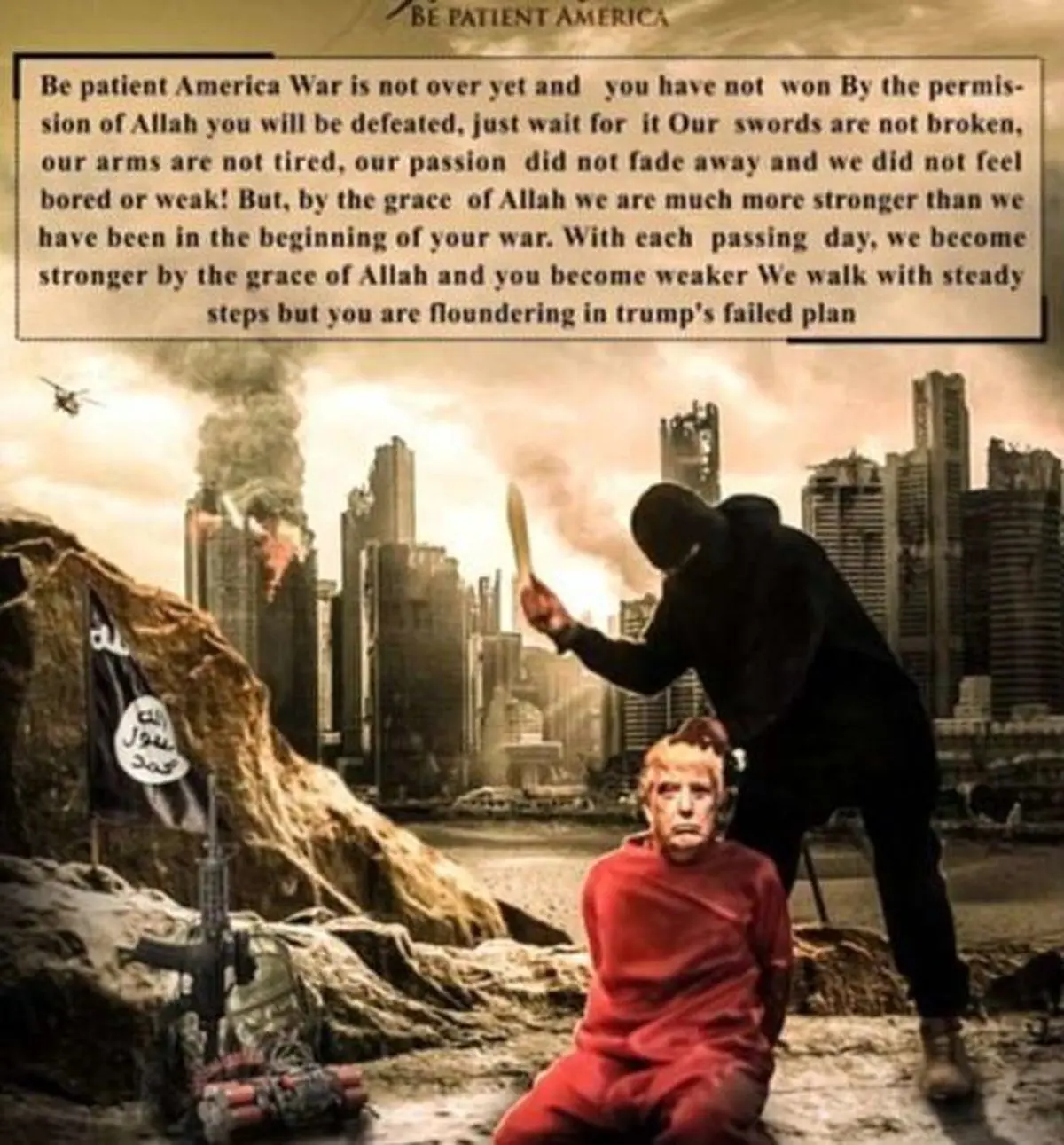 داعش ترامپ را تهدید کرد