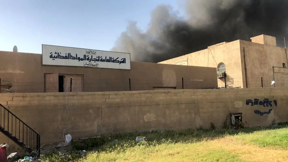 آتش سوزی در مخازن حاوی آراء انتخابات پارلمانی عراق