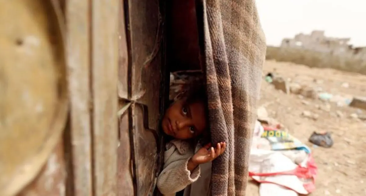 اردوگاه آوارگان جنگی در صنعا+ تصویر