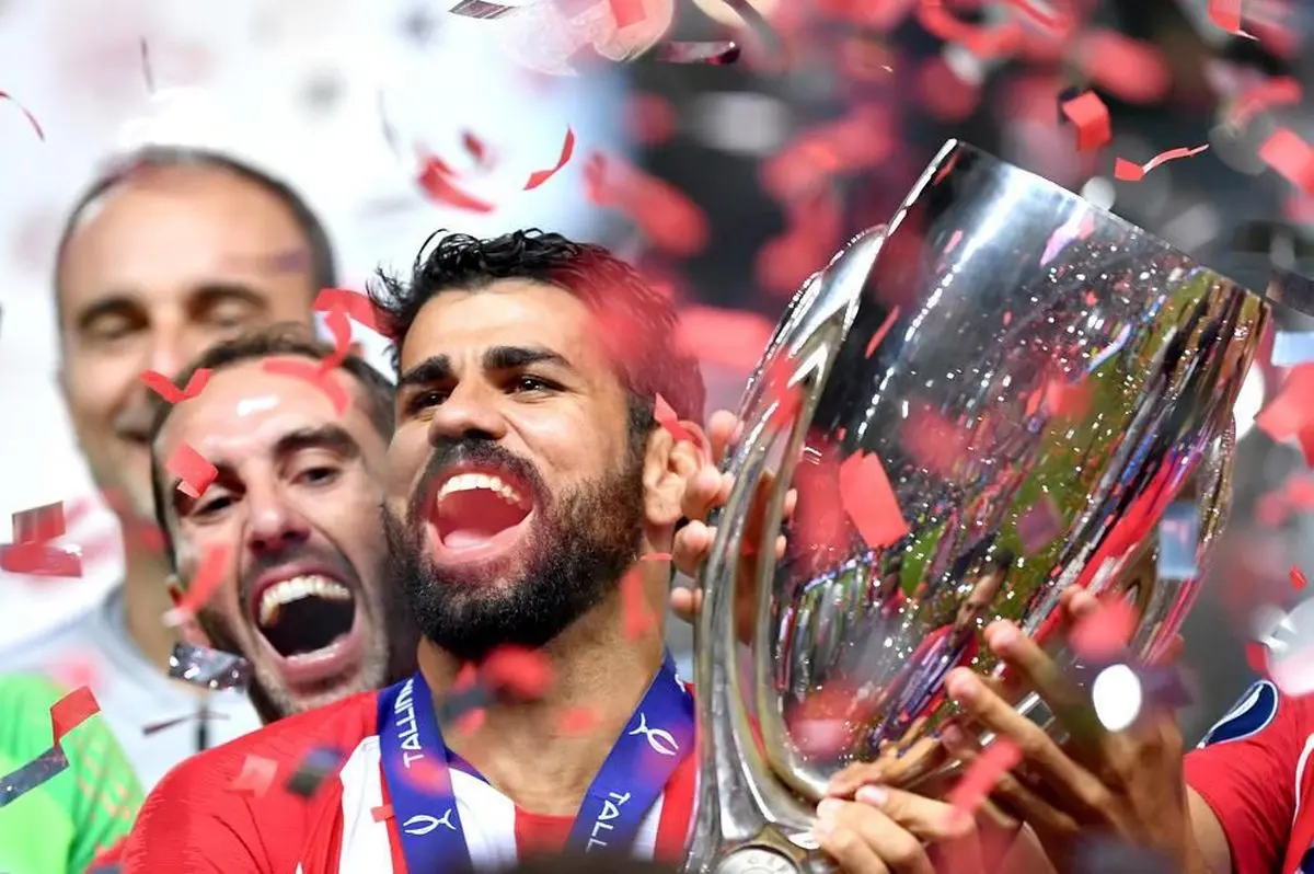 قهرمانی تیم فوتبال اتلتیکو مادرید در سوپر جام یوفا + تصویر