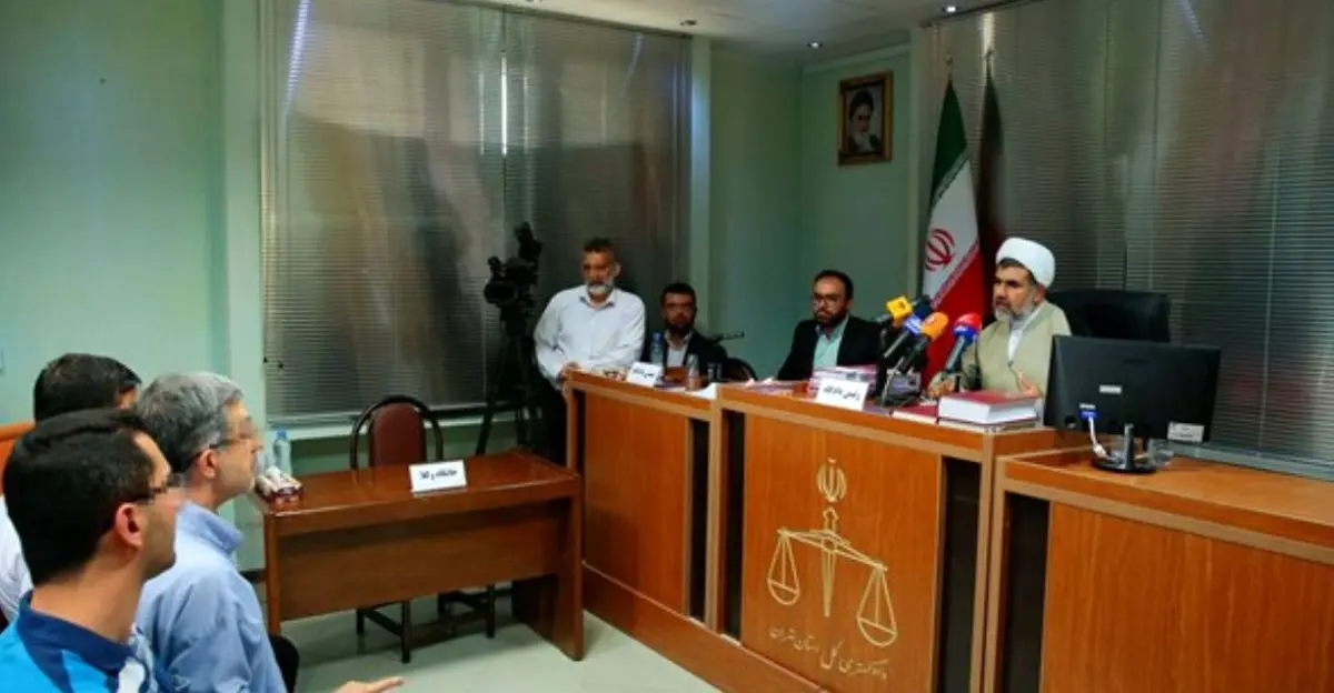 جلسه دادگاه علنی الف.ر.م برگزار شد