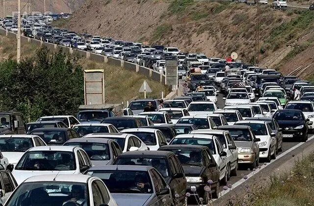 ترافیک سنگین در جاده‌های این استان شمالی
