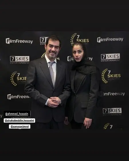 استایل خاص شهاب حسینی و همسرش، ساناز ارجمند 