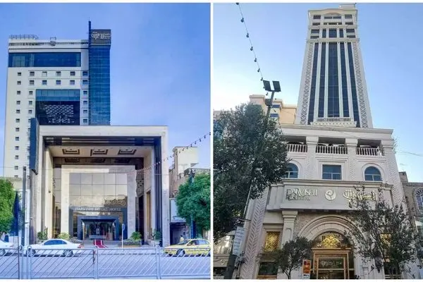 مقایسه هتل ۵ ستاره درویشی با هتل رز درویشی + جدول و عکس