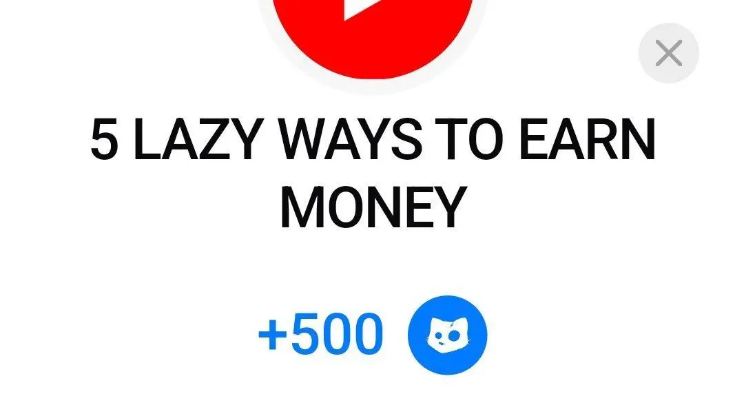 کد تسک 5 LAZY WAYS TO EARN MONEY بازی کتز امروز ۳۰ مهر ۱۴۰۳ 