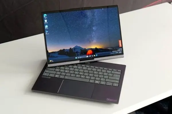 لپ‌تاپ ThinkBook Plus Gen 7 Auto Twist لنوو با نمایشگر چرخان رونمایی شد 
