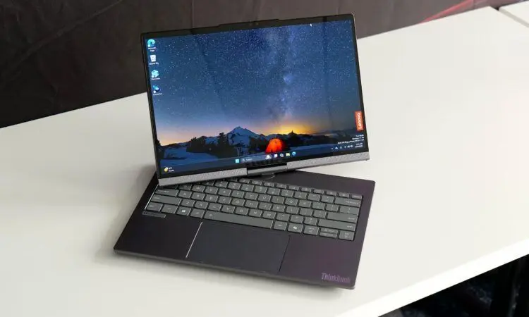 لپ‌تاپ ThinkBook Plus Gen 7 Auto Twist لنوو با نمایشگر چرخان رونمایی شد 
