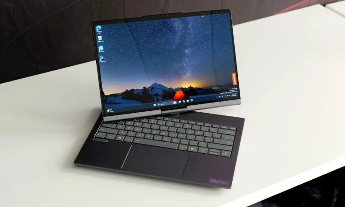 لپ‌تاپ ThinkBook Plus Gen 7 Auto Twist لنوو با نمایشگر چرخان رونمایی شد 
