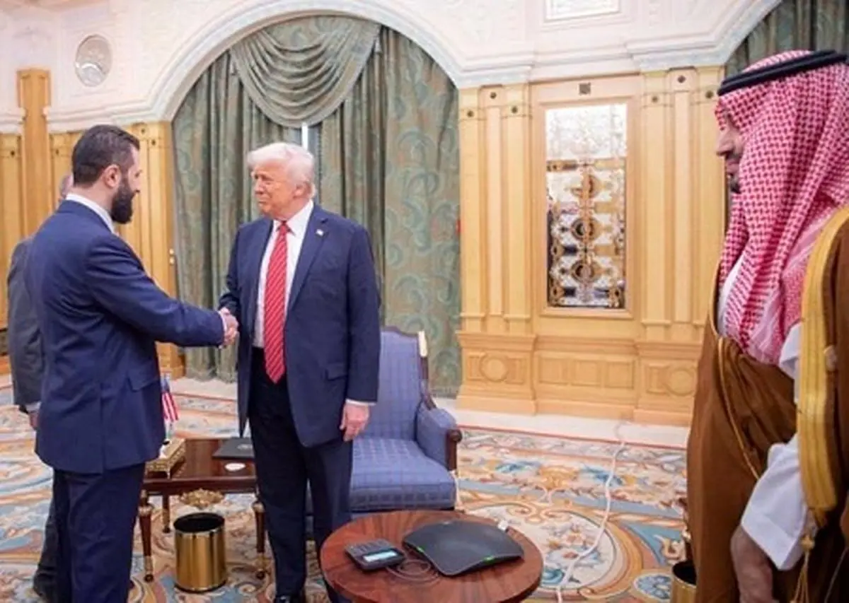 دیدار ترامپ و جولانی با حضور محمد بن سلمان