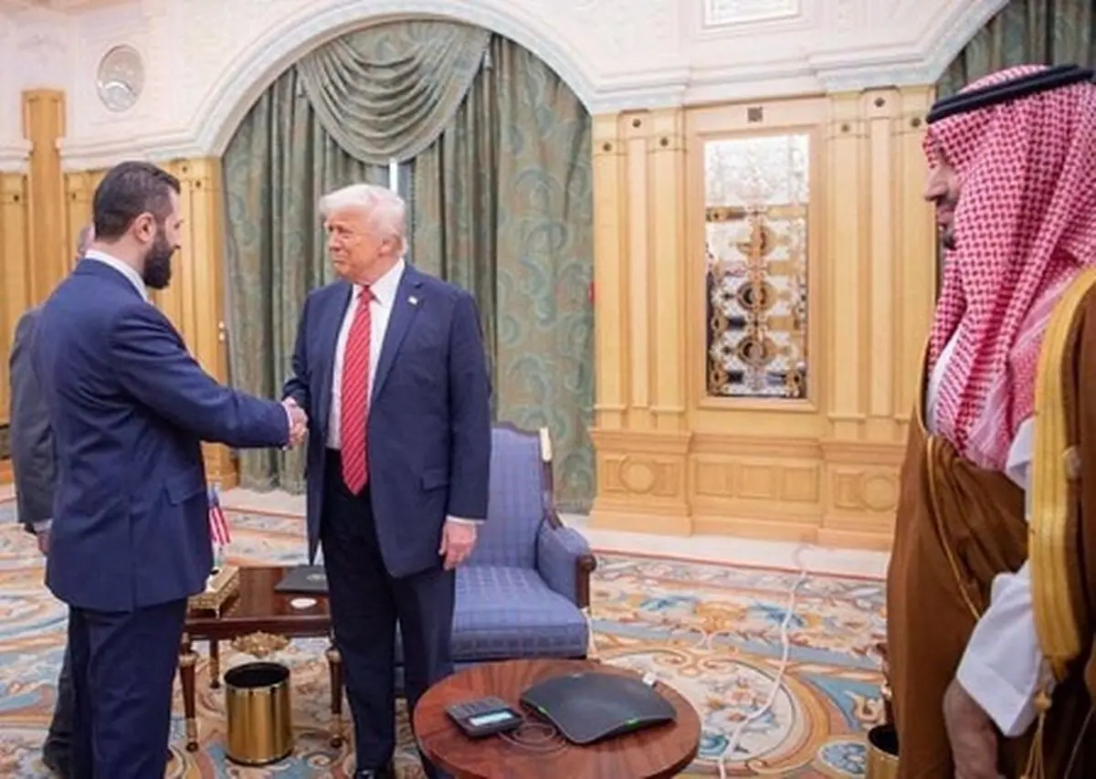 دیدار ترامپ و جولانی با حضور محمد بن‌ سلمان