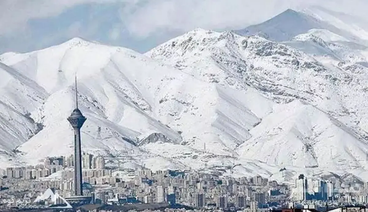 عکسی ترسناک از بالا قله‌ی توچال
