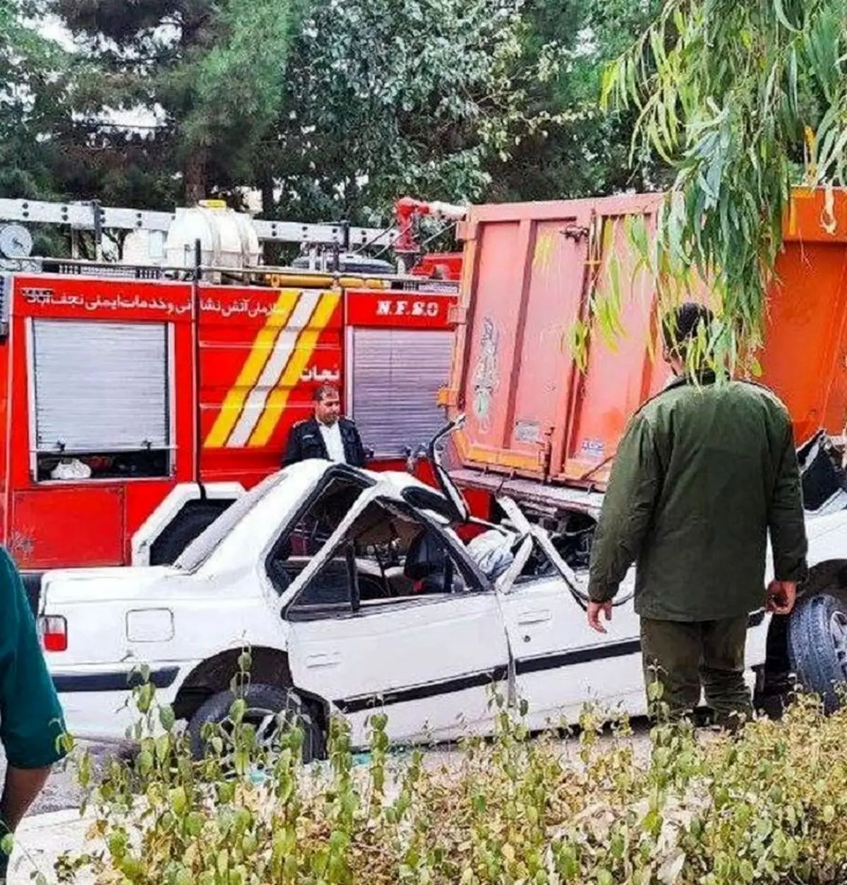 رانندگی پسر ۱۷ ساله او و ۴ دوستش را به کشتن داد
