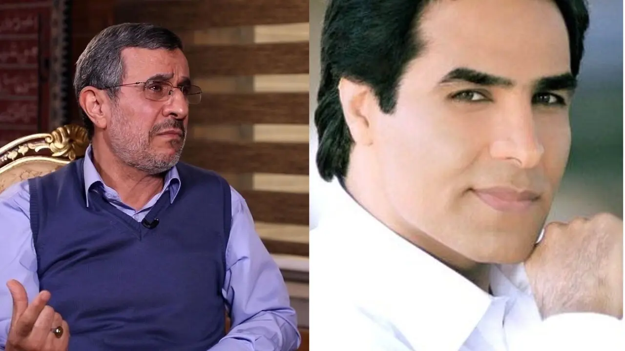 پای امید، خواننده آن ور آبی به جلسه سیاسی احمدی‌نژاد باز می‌شود! + ویدیو