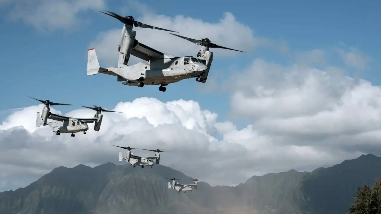 پرواز ۱۰هواپیمای سی‌وی۲۲ ارتش آمریکا؛ تحرکات نیروهای ویژه نظامی افزایش یافت