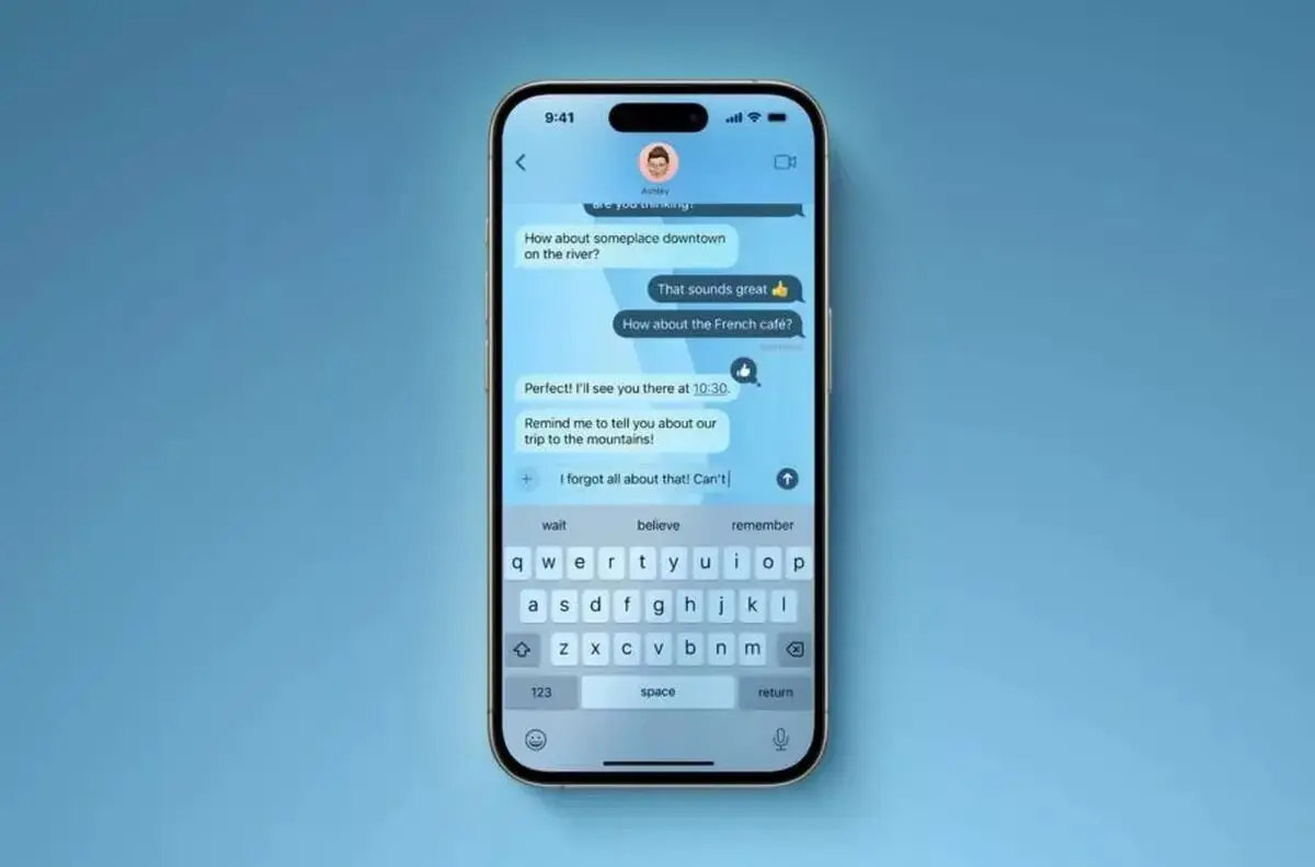 iOS 26 احتمالاً می‌تواند با هوش مصنوعی برای صفحه پیامک‌ها تصویر پس‌زمینه تولید کند