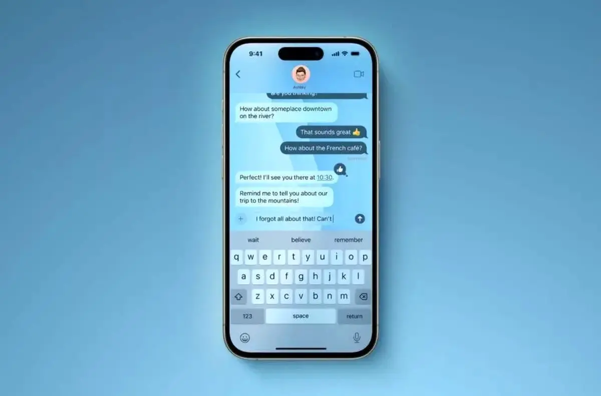 iOS 26 احتمالاً میتواند با هوش مصنوعی برای صفحه پیامکها تصویر پسزمینه تولید کند