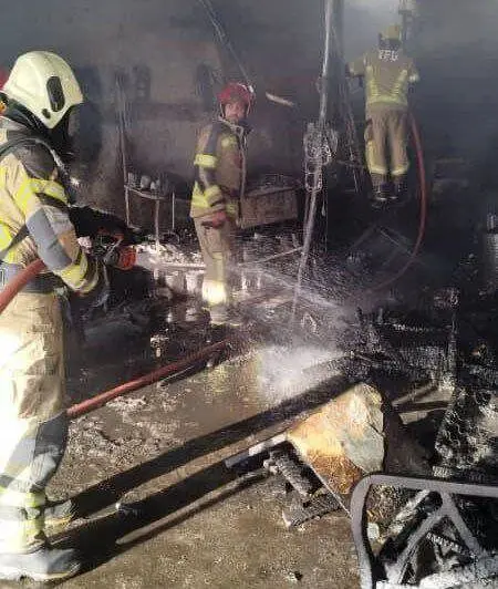 ۳۸۰ عملیات در آتش‌نشانی تهران طی ۲۹ روز گذشته