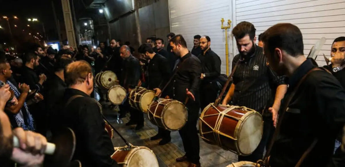 عزاداری سنتی به مناسبت شهادت امام حسین علیه السلام + تصویر