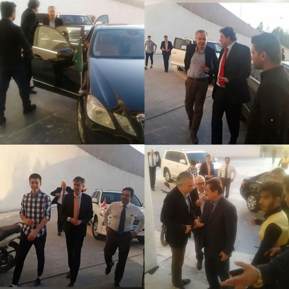 حضور سفرای برزیل و سوئیس در ورزشگاه آزادی+تصویر