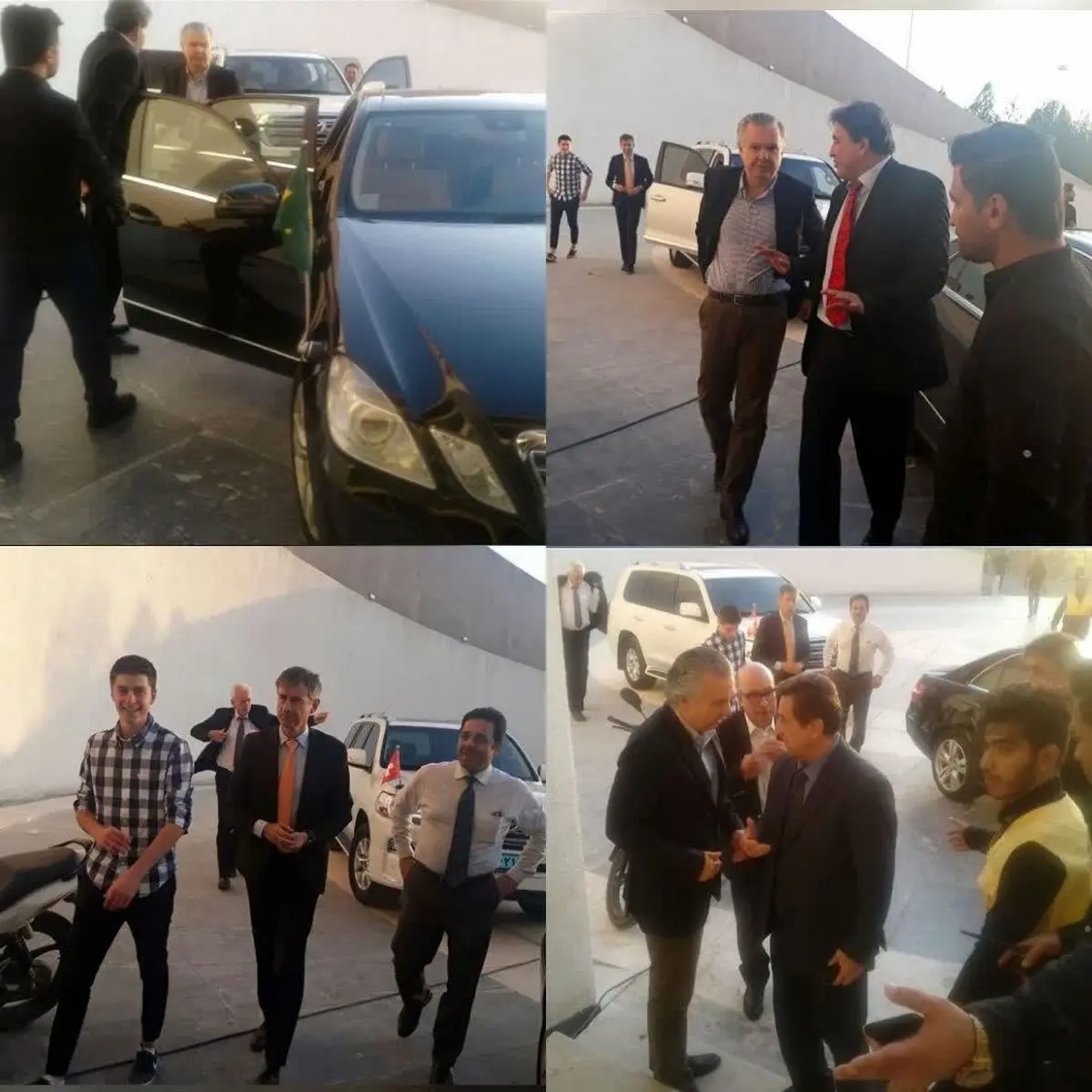 حضور سفرای برزیل و سوئیس در ورزشگاه آزادی+تصویر