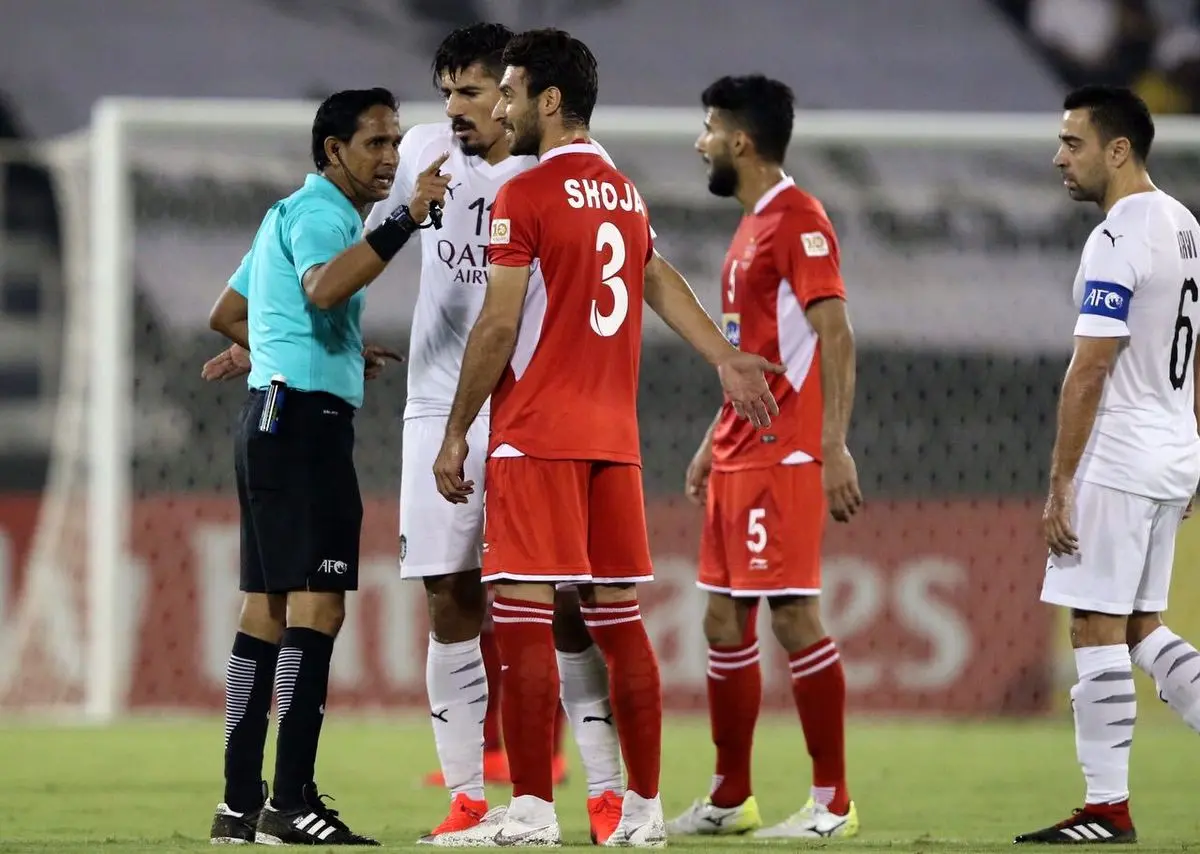 اعتراض قطری ها به داور بازی پرسپولیس و السد