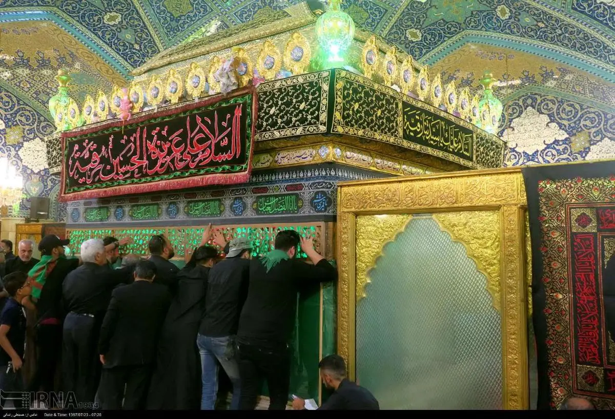 عزاداری شیعیان حسینی برای شهادت حضرت رقیه (س)+تصاویر