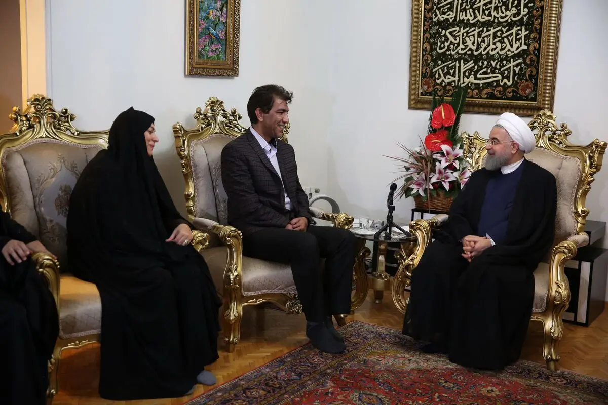 دیدار ریس جمهور با خانواده شهدا