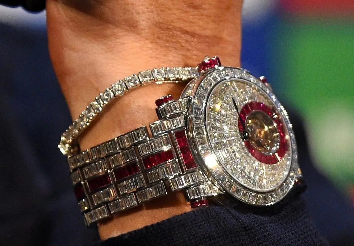 ساعت ۳۳ میلیاردی رونالدو + تصویر