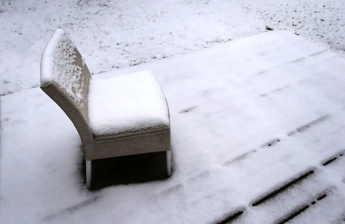 بارش نخستین برف پاییزی در آلمان + تصویر