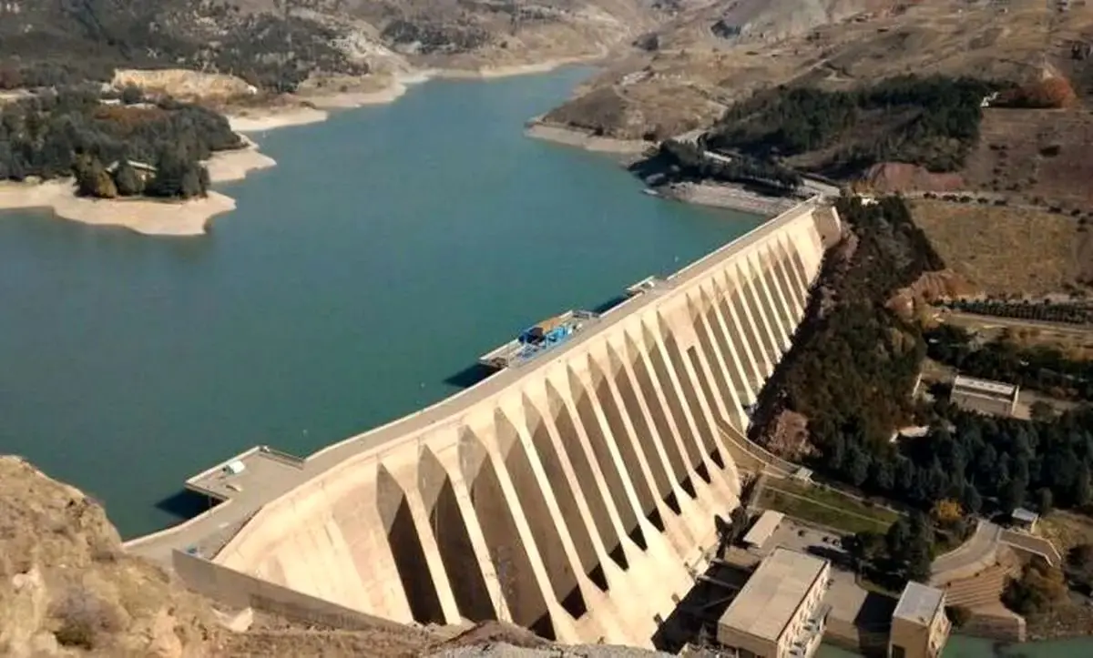 تصویری نگران کننده از وضعیت سد مارون + عکس