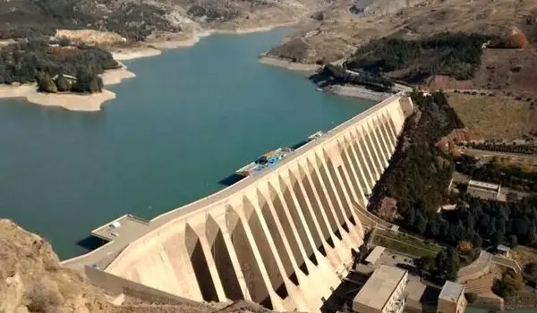 تصویری نگران کننده از وضعیت سد مارون + عکس