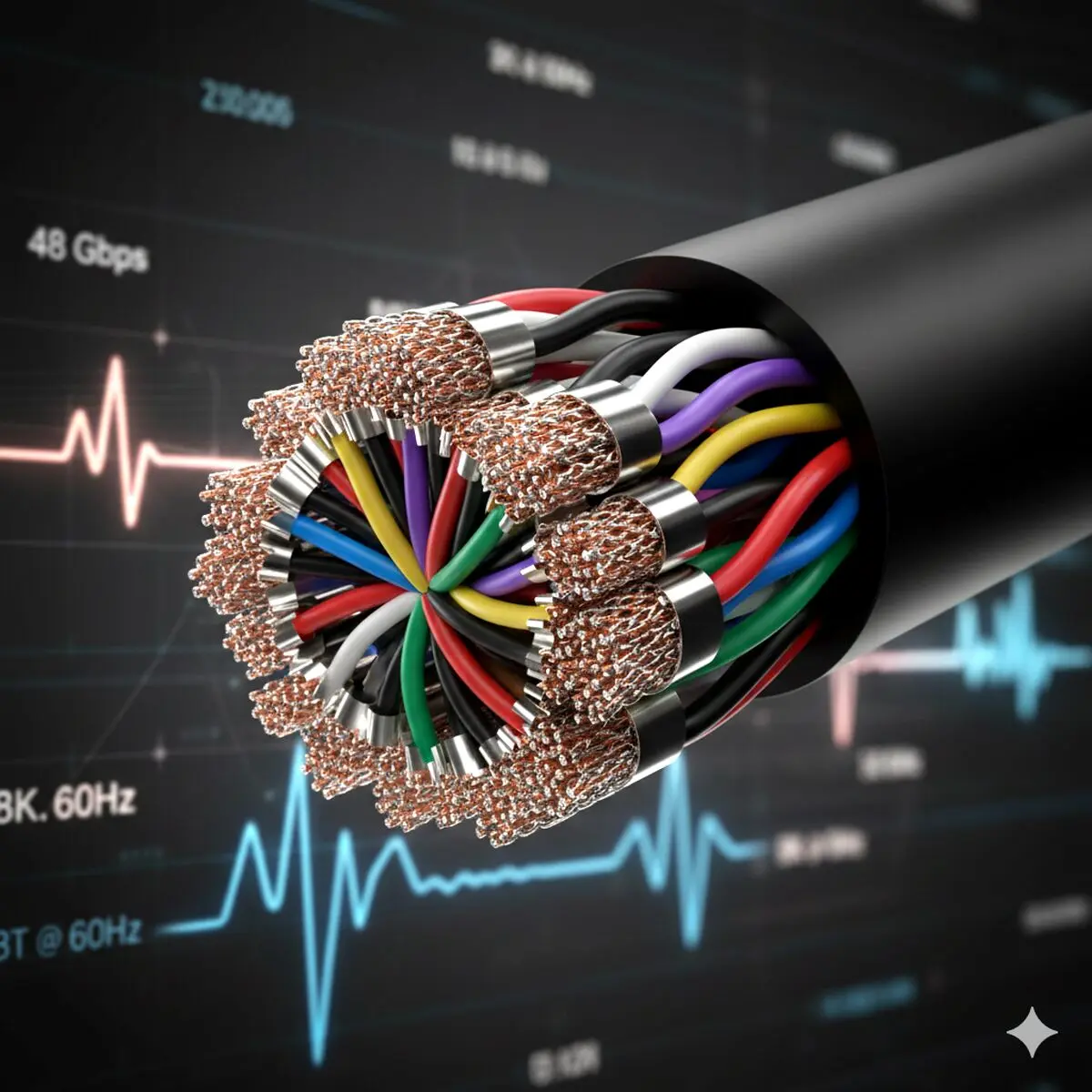 استاندارد رنگبندی کابل hdmi چیست: نگاهی تخصصی به عمق رنگ، پهنای باند و سیم‌کشی داخلی