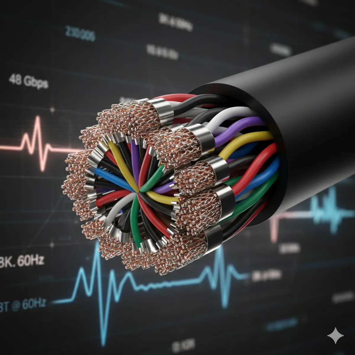 استاندارد رنگبندی کابل hdmi چیست: نگاهی تخصصی به عمق رنگ، پهنای باند و سیمکشی داخلی