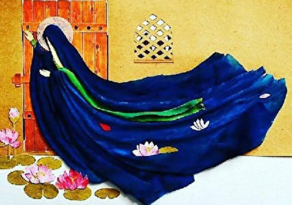 نقاشی با موضوع شهادت حضرت زهرا و ایام فاطمیه برای کودکان
