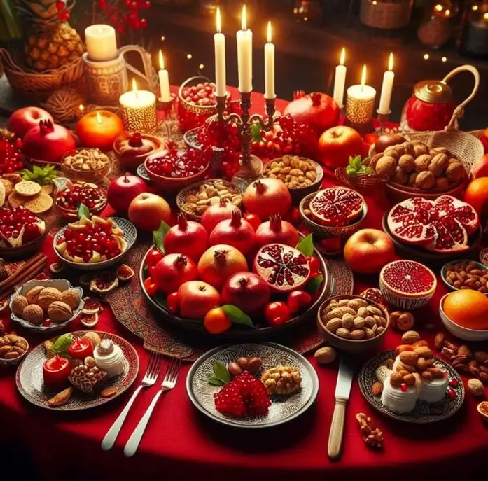 ایده های جذاب برای سینی میوه شب یلدا |زیباترین میز بلندترین شب سال رو اینجوری بچین
