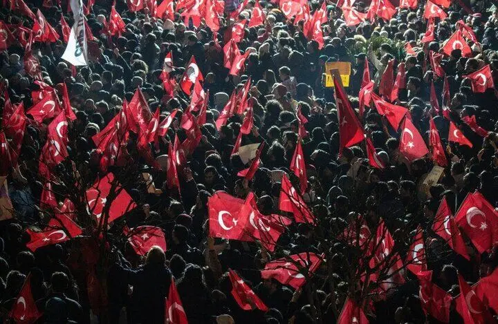 فیلم اعتراضات در ترکیه به اردوغان
