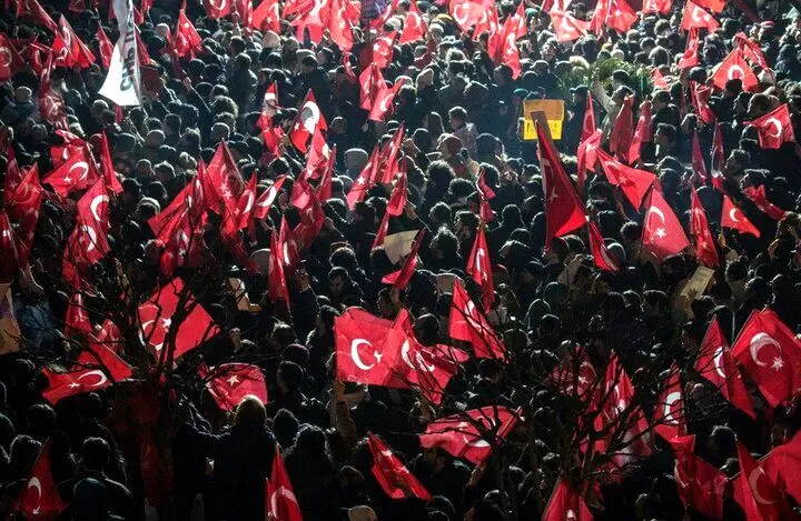 فیلم اعتراضات در ترکیه به اردوغان