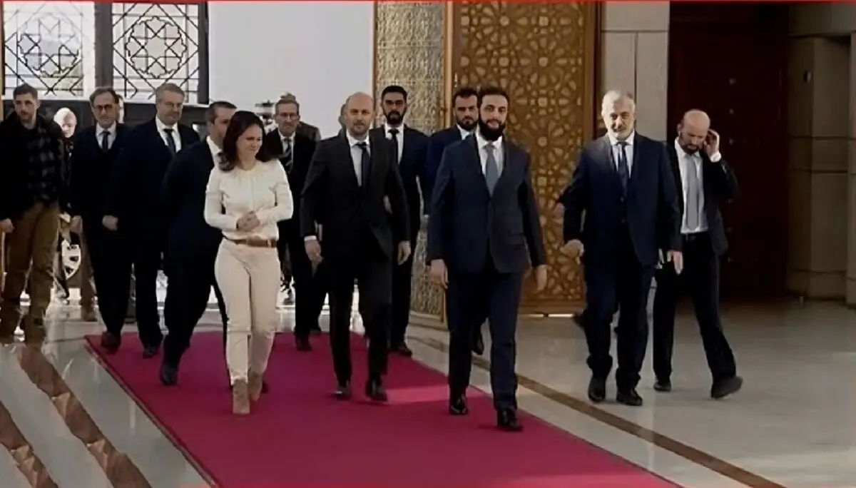 پوشش خبرساز وزیر خارجه آلمان در دیدار با جولانی