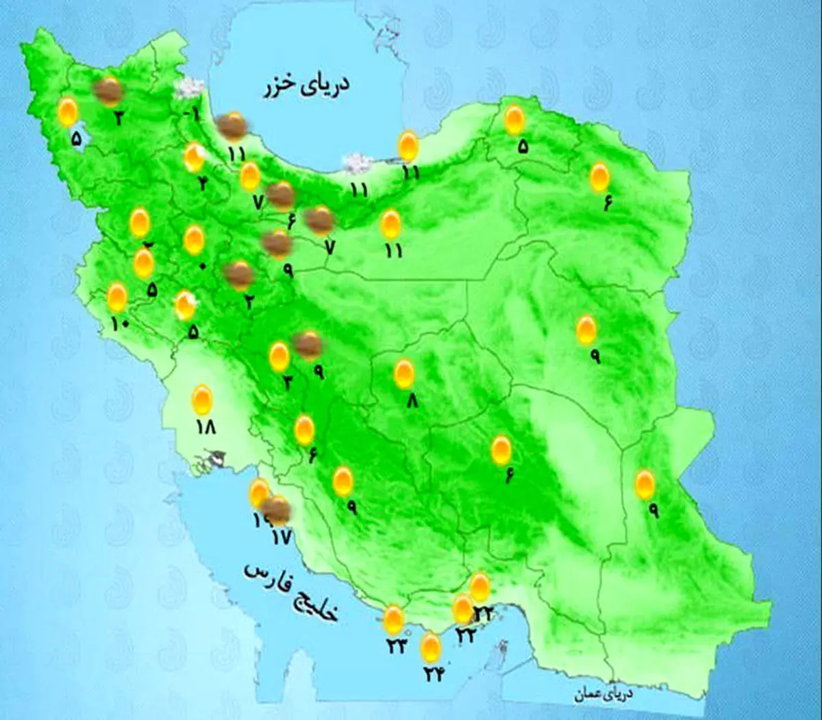 پیش بینی هواشناسی کشور در روزهای پایانی هفته ۲۵ و ۲۶ بهمن ۱۴۰۳ | بارش برف و باران در راه کشور