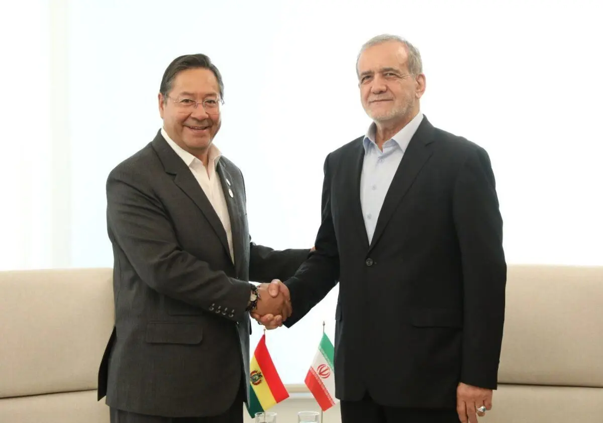 دیدار روسای جمهور بولیوی و ایران
